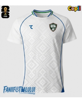 Uzbekistan Echipament de Fotbal Replică Mondial 2026 Copii Deplasare (+ Șorturi)